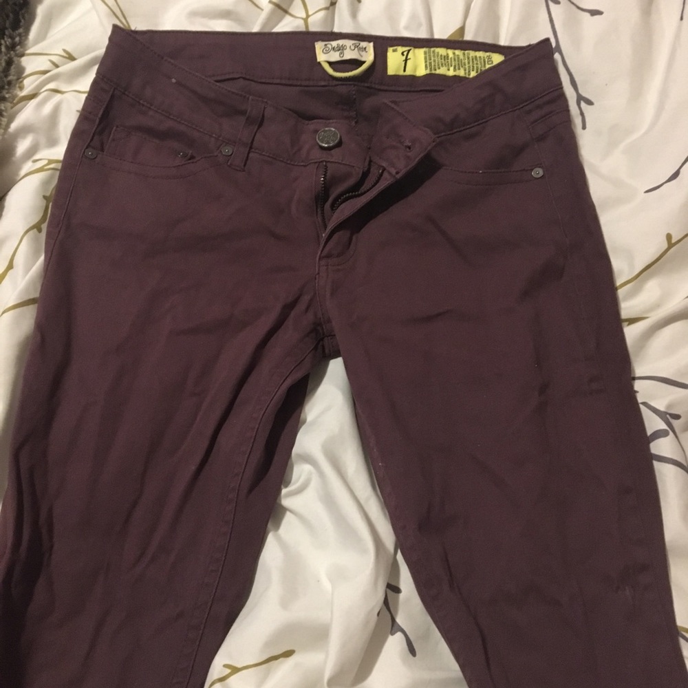 Purple khaki style plants